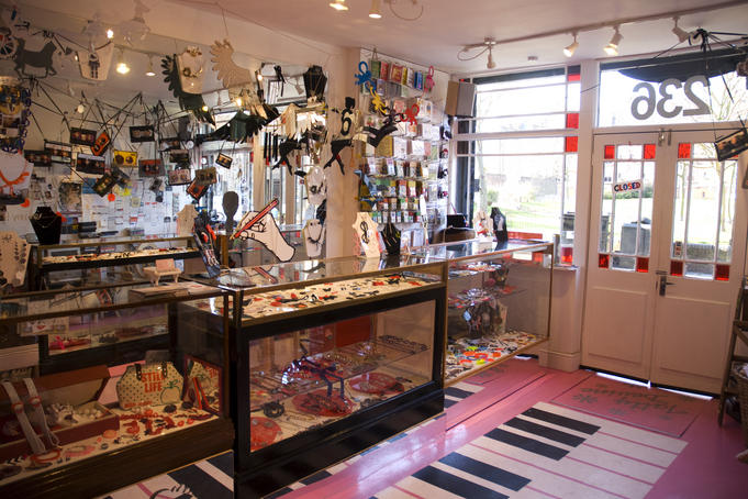 Interior of Tatty Devine.