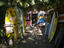 Surfboards outside one of many surfshops along the road in Mal Pais.