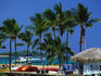 Anaehoomalu Beach and bay fronting Waikoloa Marriott Hotel.