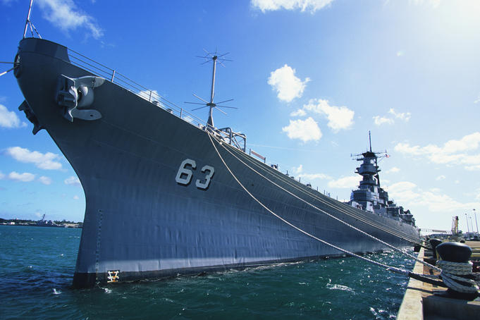 USS Battleship Missouri - now an interactive museum and memorial.