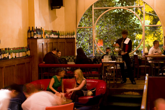 Interior of The Supper Club, Spring Street.
