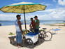 Ice cream cart on Amazon river waterfront, Santarem