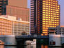 Buildings reflected in the Hillsborough River in Downtown Tampa - Florida