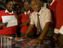 School children using interactive display, Sci-Bono Discovery centre.