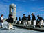 Historical re-enactors at Castillo de San Marcos National Monument, the USA's oldest masonry fort, St Augustine, Florida