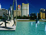 Sculptures and fountains in the courtyard of the Museum of Art - Tampa, Florida