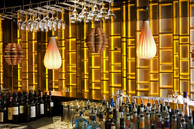 Interior of Tivo Wine Bar, Central.