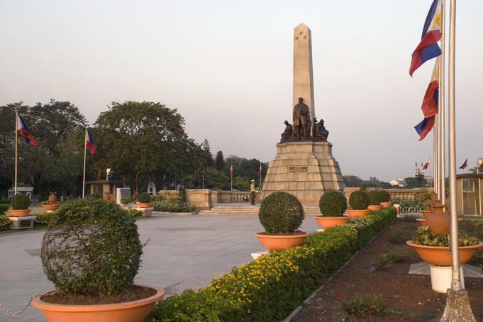 Rizal Monument in Rizal Park.