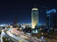 Dubai city at night.