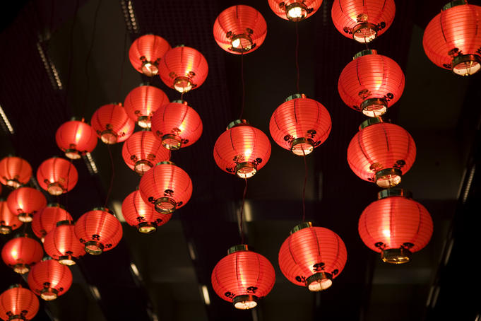 Lanterns in French Concession.