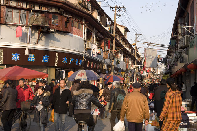 Dajing Road in Old Town.