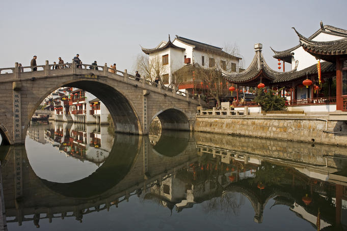Qibao historic town.