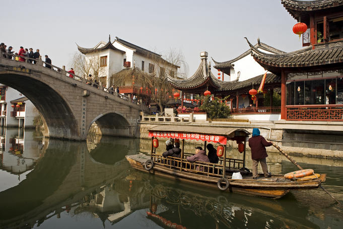 Qibao historic town.