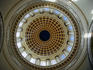 Looking up into the dome in the entry Hall of the National Capital Building