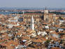 Venice rooftops seen from Campanile tower.