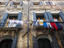 Laundry hanging out to dry.