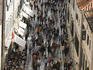 Pedestrians on Placa in Old Town, seen from city wall.