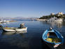 Fishing boats in harbour.