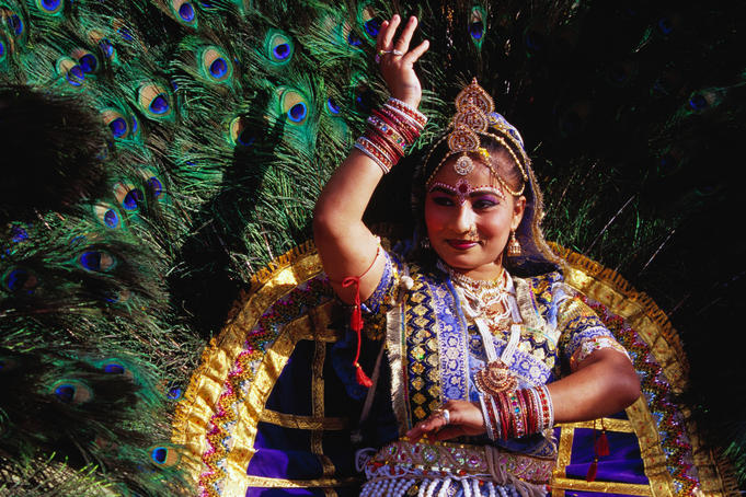 Dancer at Elephant Festival.