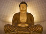Buddha statue in Hall of No-Form at Kong Meng San Phor Kark See Monastery.
