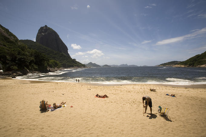 Praia Vermelha in Urca.