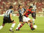 Soccer game at Maracana stadium.