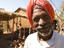 Portrait of ceramic vendor at Shilpgram village.