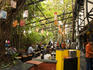 Outdoor cafe at Prithvi Theatre, Juhu.