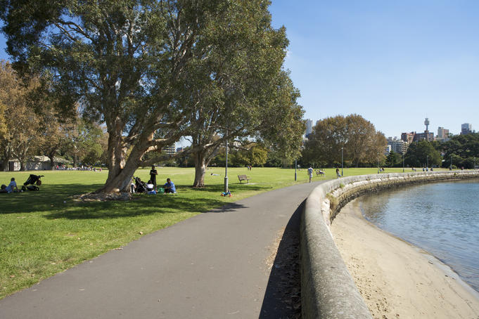 Rushcutters Bay Park, Rushcutters Bay.