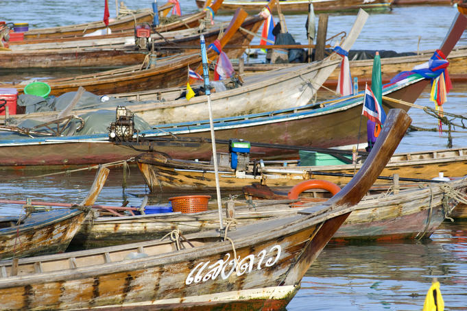 Fishing boats at Rawai.