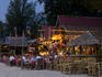 Tik and other beachfront restaurants on Ao Bang Thao Beach.