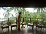 Balcony seating at Kamalaya Spa.