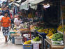 Morning market fruit stall.