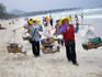 Snack vendors on Hat Lamai.