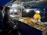 Food stall at evening market, Laem Din, Hat Chaweng.