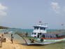Boat beached along Hat Mae Nam.