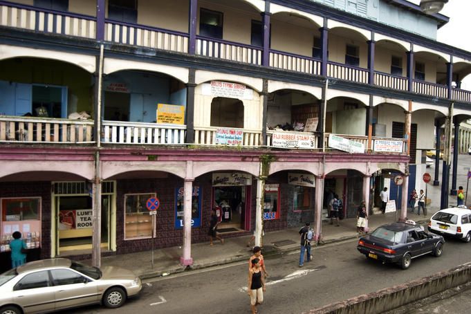 Kings Hotel on corner of Mark and Renwick streets.