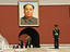Forbidden City with Mao portrait and guard.