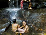 Children playing in pool, Kbal Spean waterfall.