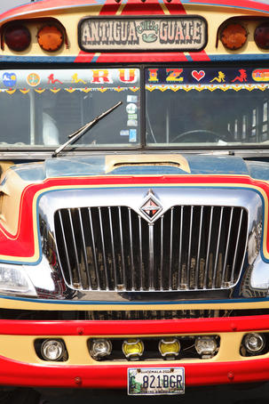 Front of local bus.