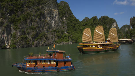 Boats, Halong Bay