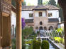 Courtyard garden in the Alhambra.