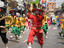 Street festival parade in Khao San Road.