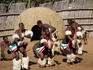 Traditional dancers at cultural Swazi show at Swazi village Matsamo.