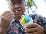 Shave ice from Itsu's, Hilo, East Coast.