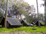 Cabins at Namakanipaio campground, HAVO.