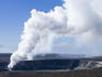View of Halema'uma'u Crater with recent vent, from Jagger Museum lookout, Crater Rim Drive, Kilauea Volcano, HAVO.