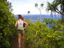 Hikers on the Kalalau Trail.