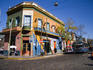 Brightly coloured buildings of La Boca district.