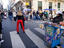 Street perfomers at Sunday San Telmo market, Avenida Defensa.